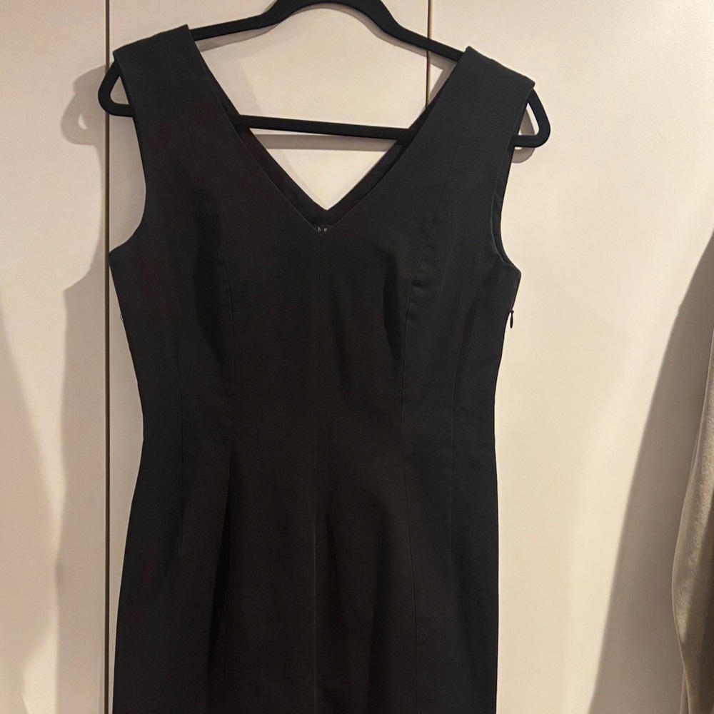 Elegant Black THEORY Sleeveless Dress